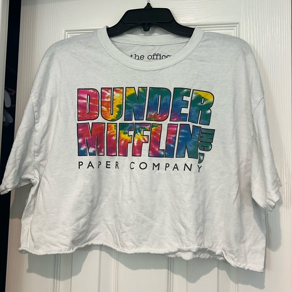 The office crop top